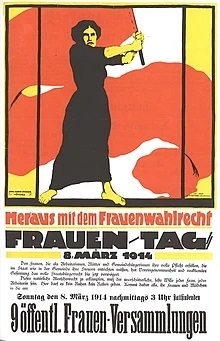 Frauentag 1914 Heraus mit dem Frauenwahlrecht