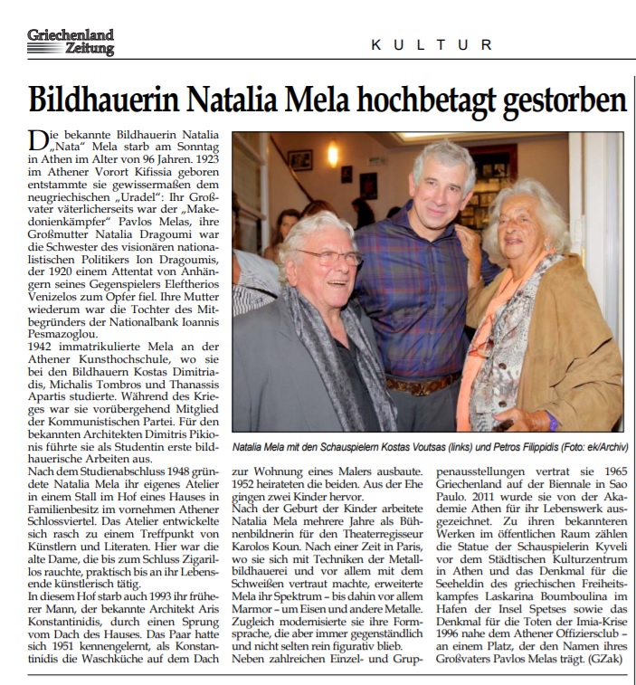 mela natalia griechenlandzeitung